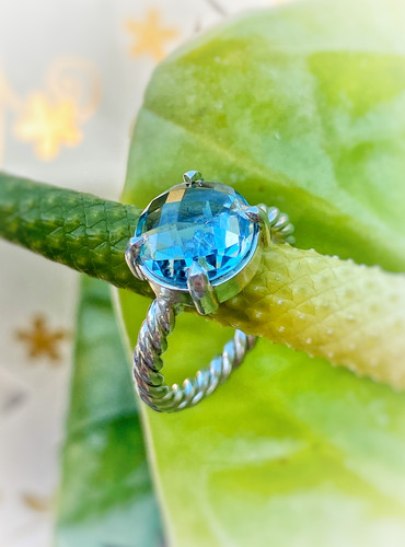 نقره ۹۲۵ با سنگ اصل توپاز