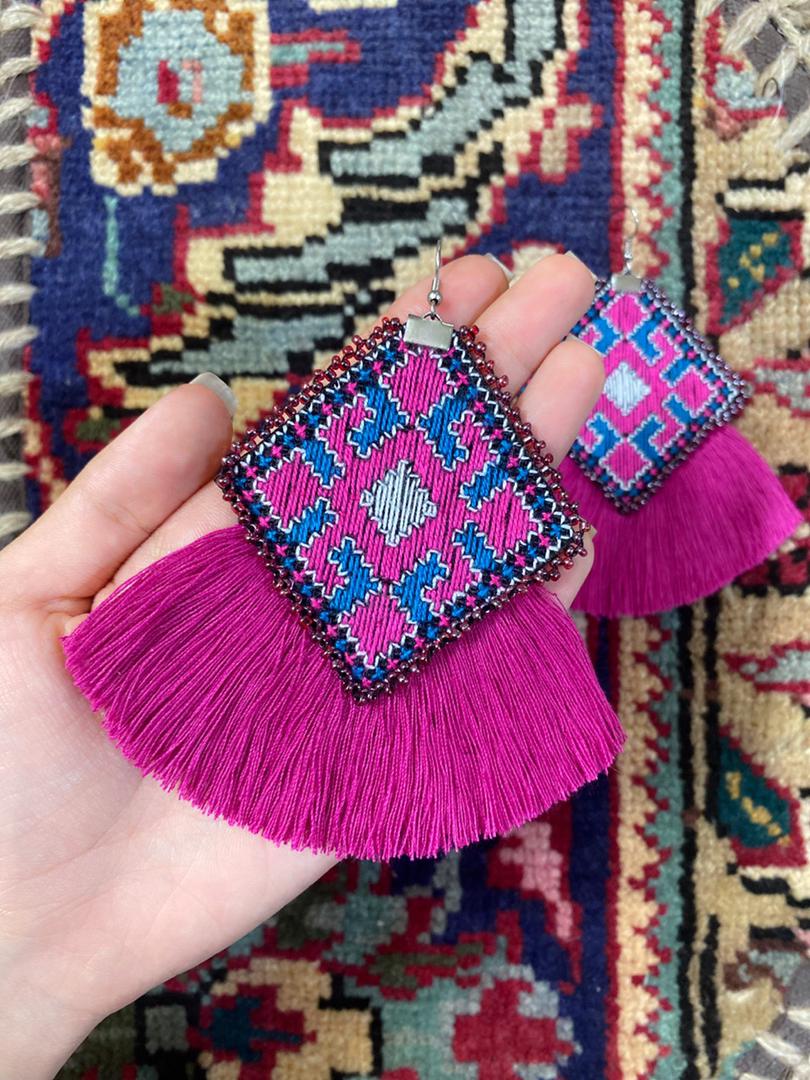 سوزندوزی دستدوز بسیار تمیز و خوش دوخت