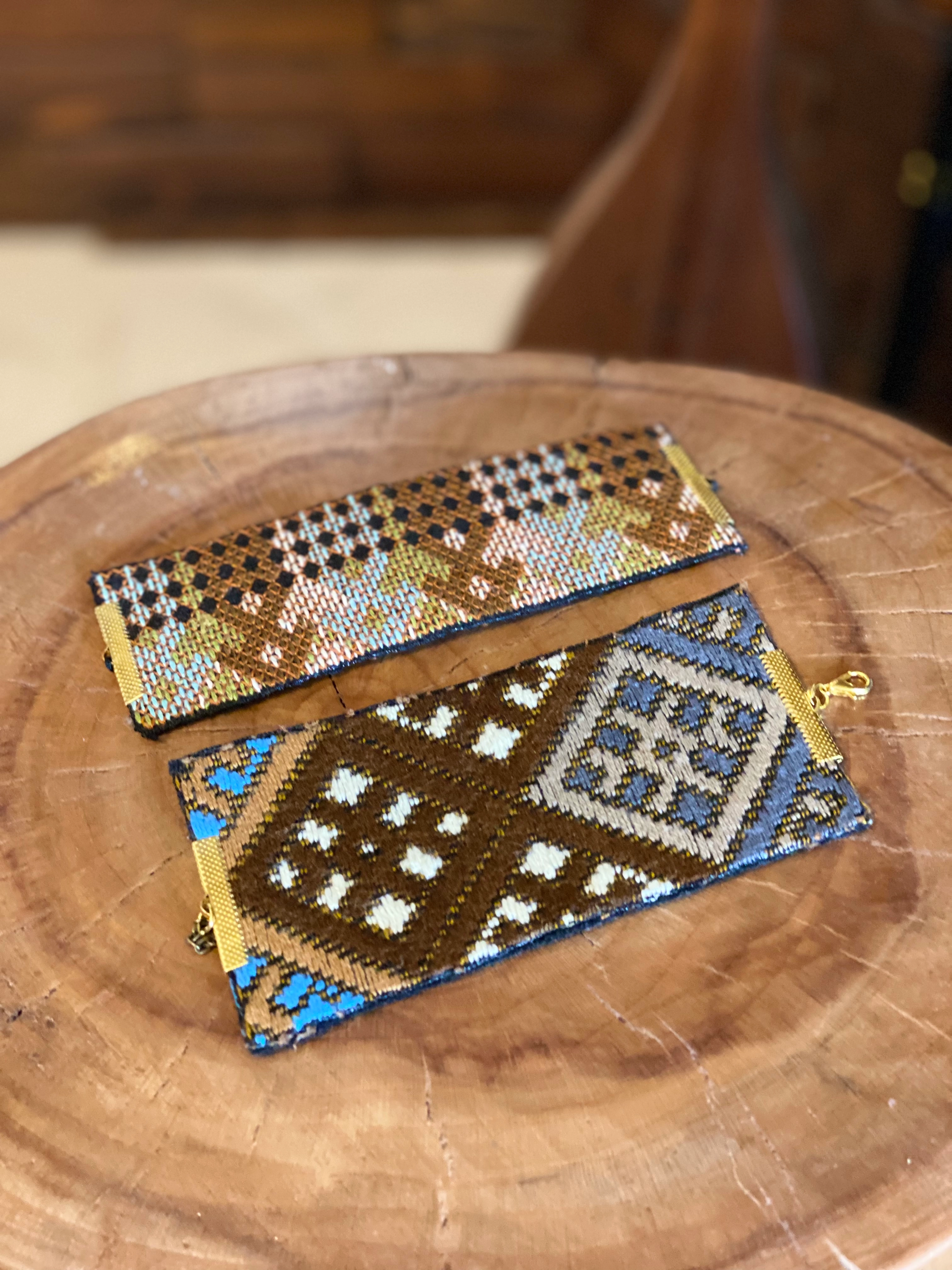 دستبند سوزندوزی دستدوز ابریشم