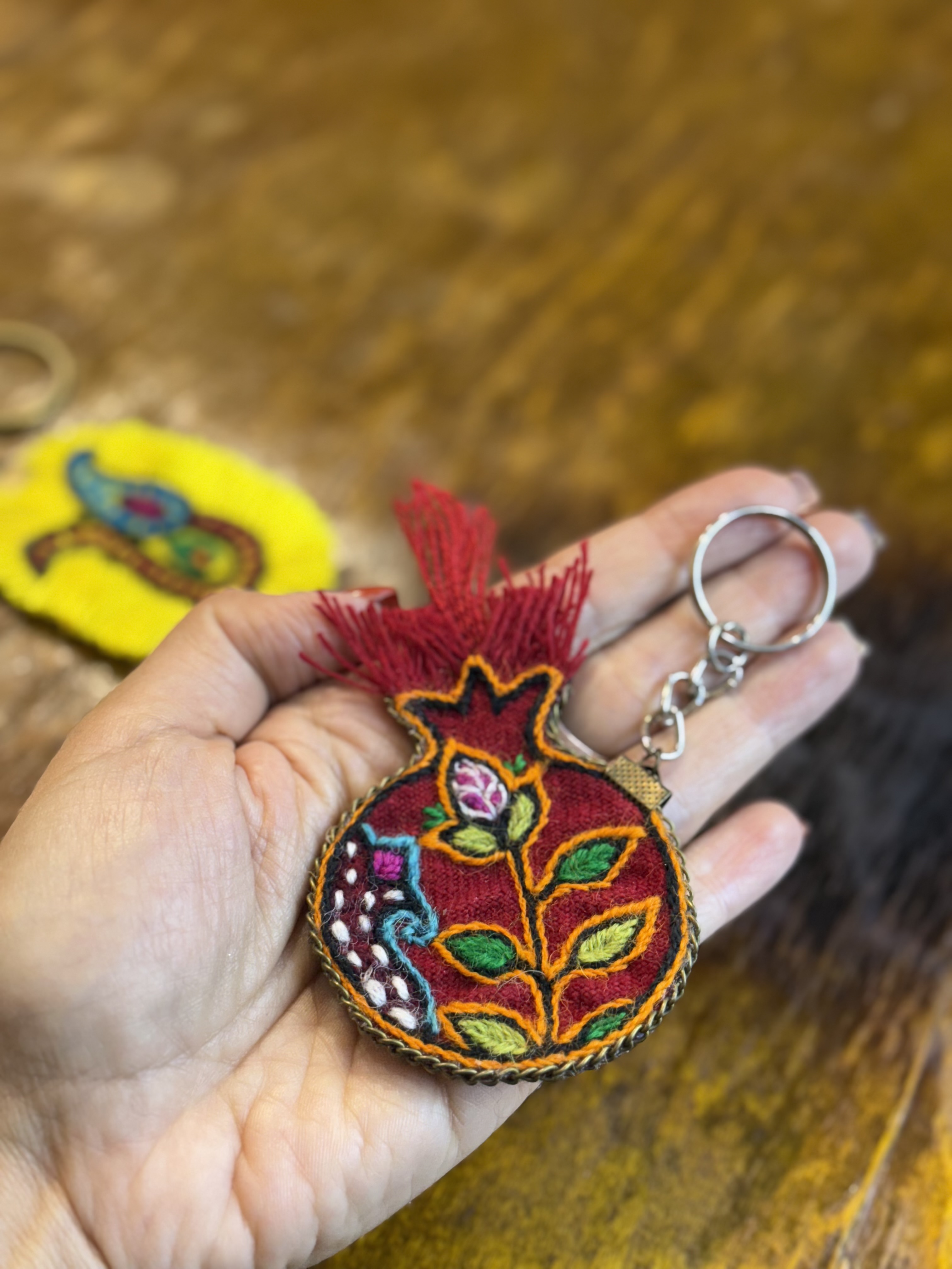جا کلیدی دستساز پته دوزی دستدوز